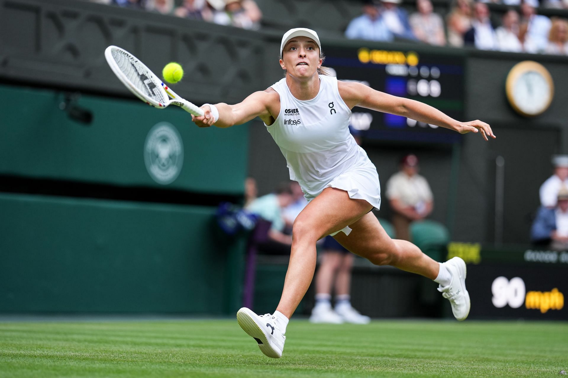 Iga Swiatek escaped a scare in her last match. (Source: Getty)